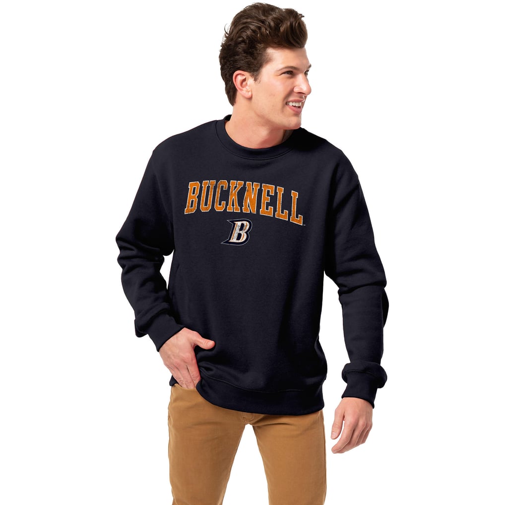  Bucknell Bison League Collegiate Wear Essentials 2.0 Pullover Sweatshirt - Navy